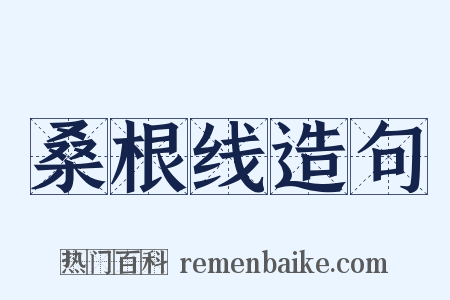 桑根线造句是什么意思的图片